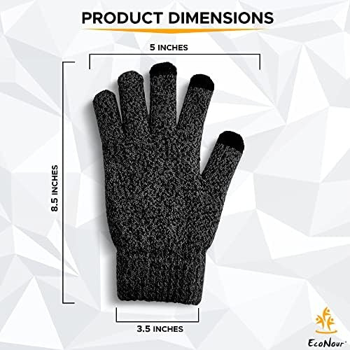 Guante Econour Para Invierno | 4 Pares De Guantes De Nieve |