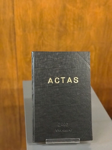 Actas Negro Cuerina 200 Páginas  18x27 (linea Economica)