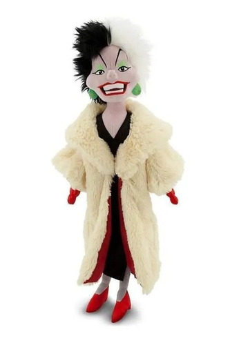 Cruella Devil 101 Dalmatas Peluche Disney Store Orig  Replay