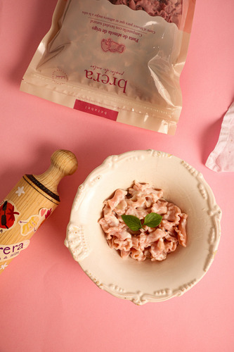 Pasta Brera Campanelle Betabel 450g Semola Trigo Corte Bronce Secado Lento Sin Colorantes