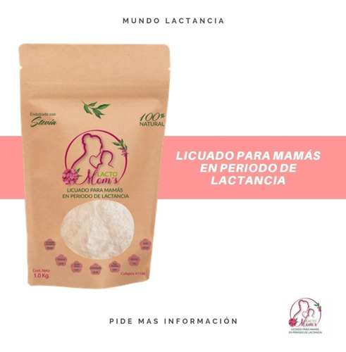 Imagen 2 de 2 de Lacto Moms Licuado Natural Para Embarazo Y Lactancia
