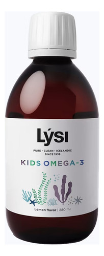 Lysi Niños Omega-3 Aceite De Hígado De Bacalao 280ml Sabor Limón