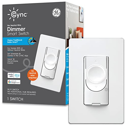 Cync Smart Dimmer Light Switch, No Requiere Cable Neutr...