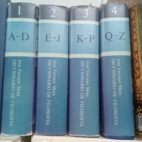 Diccionario De Filosofía Ferrater Mora (4 Tomos)