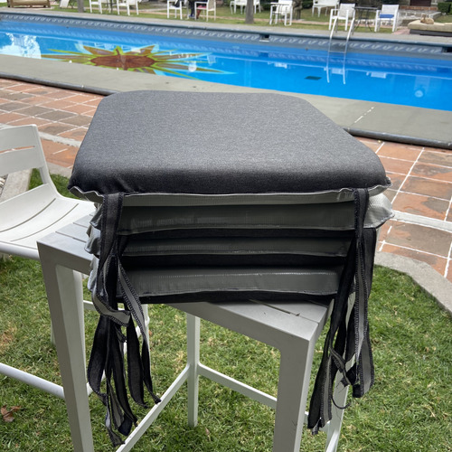 Cojines Rectangulares Sublime Greystar - Set De 4, 40x45 Cm Gris Liso