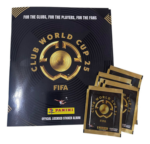 Mundial De Clubes Panini Fifa 2025- Álbum + 20 Sobres -rey
