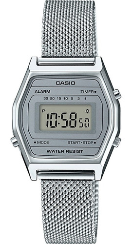 Lançamento Relógio Casio Vintage Prata La690wem-7df C/ Caixa