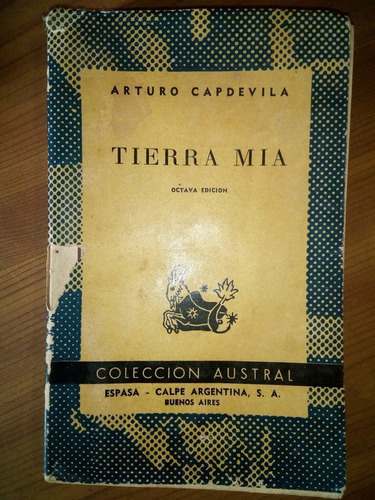 Libro Tierra Mía Arturo Capdevila