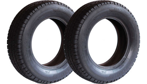 Kit 2 Pneu 205/70/15 C Remold Com Borracha Vipal +2 Bicos