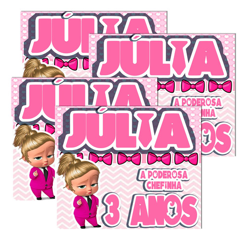 24 Adesivos Personalizados A Poderosa Chefinha 8cm X 8cm Modelo 03 Poderosa Chefinha