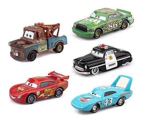 Sets De Juego De Vehículo Cars 2 Basic Movie Characters 5 Pa