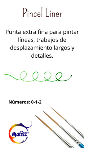 Pincel Liner Fino Matezz N° 2