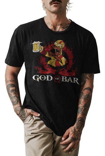 Polo Personalizado Homero God Of Bar 
