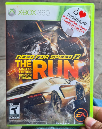 Juego Need For Speed The Run Xbox 350 (Usado)