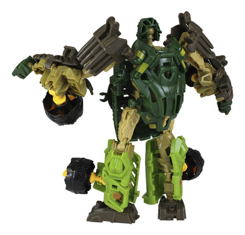 Boneco Robô Transformers De Montar Vira Carro Acessórios
