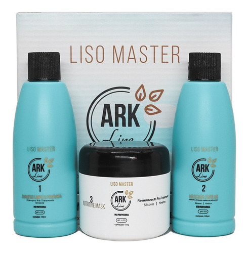Kit Liso Master 100ml Azul - Liso Perfeito