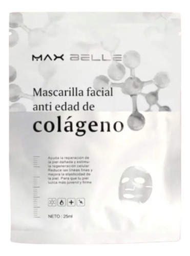 Mascarilla Facial Anti Edad De Colágeno Max Belle