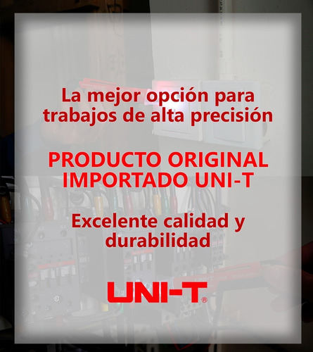 Imagen 7 de 8 de Pinza Amperimétrica Digital Uni-t 201+ + Detector De Voltaje