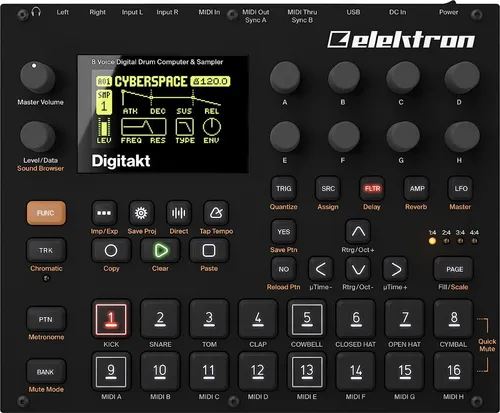 comprar Elektron Digitakt 8-track Drum Computer And Sampler