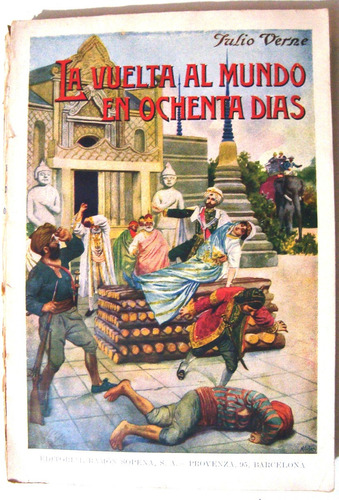 Vuelta Al Mundo 80 Dias Julio Verne 1933 Novela Viajeros 