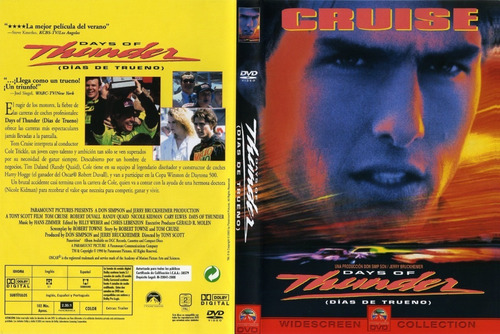 Dias De Trueno - Tom Cruise Dvd