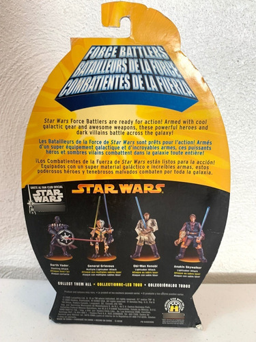 Hasbro Figura Obi Wan Force Battlers Vintage Original