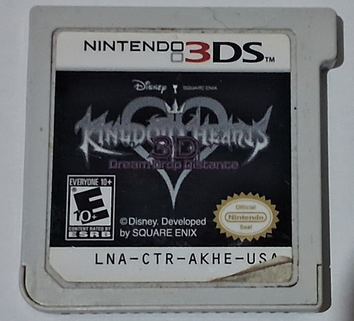 Kingdom Hearts 3d: Dream Drop Distance Cartucho Nintendo 3ds