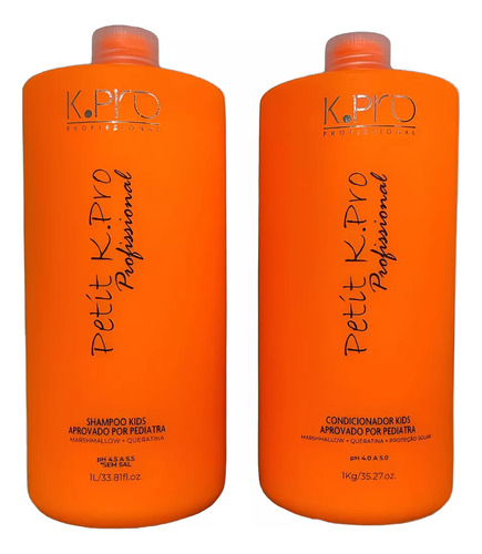 K.pro Petit Teen Kit Shampoo E Condicionador 2x1l