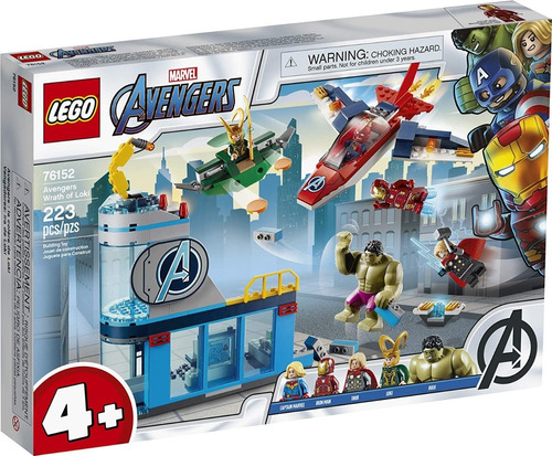 Lego 76152 Marvel Avengers Loki Hulk Thor Iron Man 223 Pzas