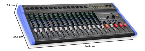 Mezcladora Audio Profesional De 16 Canales