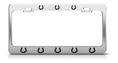 Marco - Metal License Plate Frame Horseshoes Horse Style A C