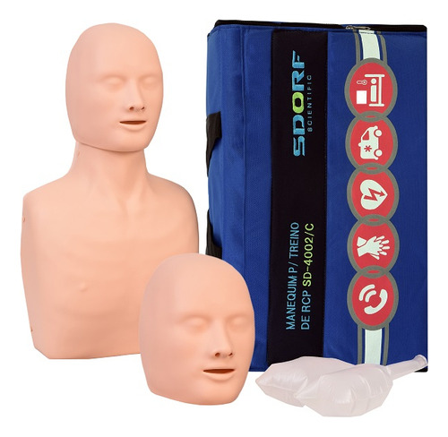 Torso Humano De Rcp Com Desfibrilador (dea) De Treinamento