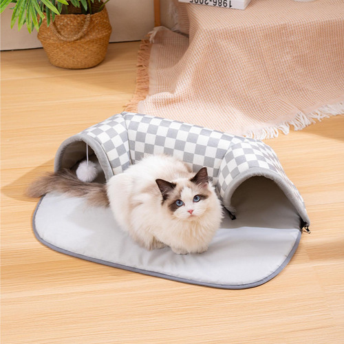 Cama Para Gato Cálida De Invierno, Cabaña Para Jugar, S