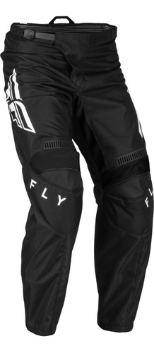 Fly Racing  F-16 - Pantalones Para Adulto (negro/blanco, 36.