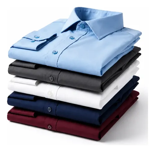Kit 3 Camisa Social Masculina Manga Longa Sortidas Promoção Cores Sortidas Gg