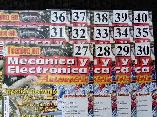 Imagen 2 de 2 de Tecnico En Mecanica Y Electronica Automotriz Varios Numeros