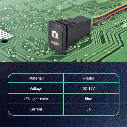 Interruptor/apagado Led Queenly-33 X 22 Mm, 12 V, Para Landc