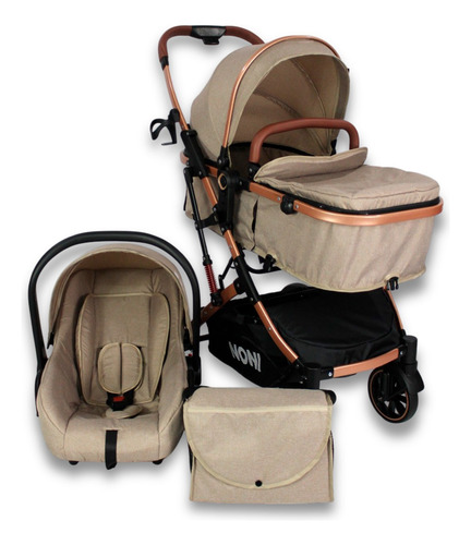 Carriola De Lujo Ultraligera Noni Is-999 H Beige Dorado