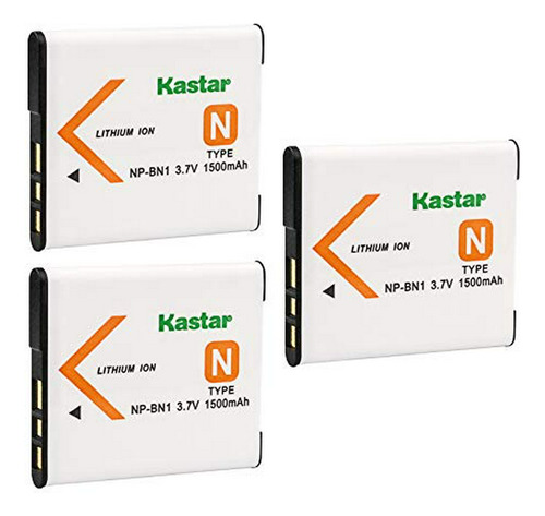 Batería De Cámara Kastar Battery 3-pack Replacement For Sony