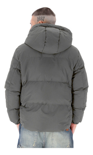 Campera Bross London Con Cinta Gris