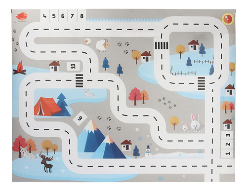 Mapa Para Niños, Mapa De Escena, Juguetes Educativos Creativ