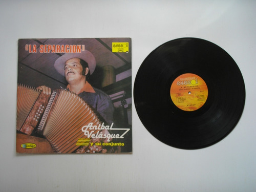 Lp Vinilo Anibal Velasquez Y Conjunto La Separacion Col 1987