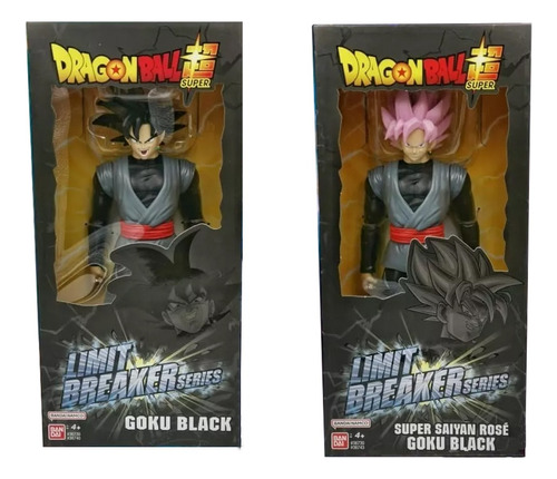 Pack Dos Figuras Dragon Ball Rose Y Black Limit Breakers