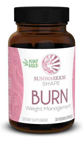 Sunwarrior Shape Burn Control De Peso 30 Vegan Caps Sabor Sin Sabor