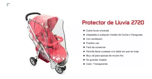 Cobertor Protector Lluvia Cochecitos Bebe Generico Love