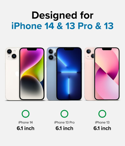 Imagen 2 de 10 de Vidrio Templado Privacy Para iPhone 14 6.1 & 13 Ringke Spy