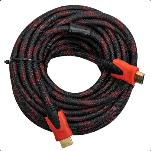Cabo Hdmi 10 Metros 1.4 Full Hd 1080p Malha Nylon Blindado