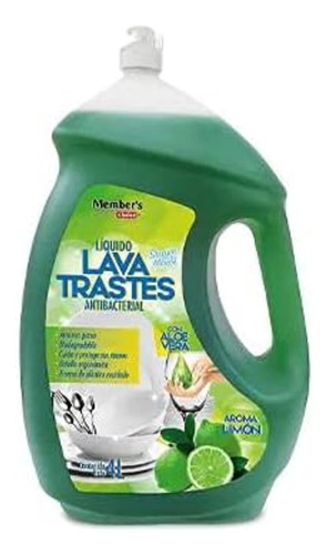 Lavatrastes Líquido Arranca Grasa Biodegradable 4l Mc