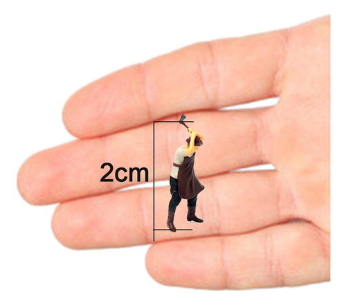 4 Piezas De Muñecos De Madera En Miniatura Para Juegos 87