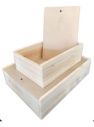 Imagen 2 de 3 de Caja Cajón Tapa Corrediza 30x20x10